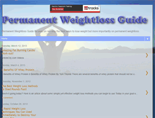 Tablet Screenshot of permanent-weightloss-guide.blogspot.com