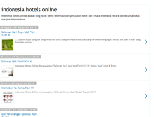 Tablet Screenshot of indonesiahotels-online.blogspot.com