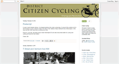 Desktop Screenshot of dccycling.blogspot.com