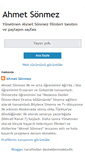 Mobile Screenshot of 1ahmetsonmez.blogspot.com