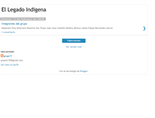 Tablet Screenshot of legadoindigena7d.blogspot.com