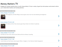 Tablet Screenshot of moneymatterstv.blogspot.com