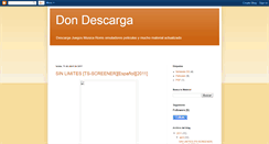 Desktop Screenshot of donbajada.blogspot.com