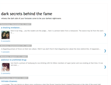 Tablet Screenshot of darksecretsbehindthefame.blogspot.com
