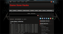 Desktop Screenshot of game-xone-hacks.blogspot.com