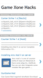 Mobile Screenshot of game-xone-hacks.blogspot.com