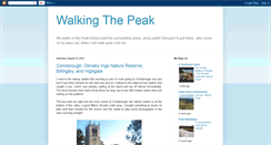 Desktop Screenshot of peakwalking.blogspot.com