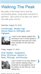 Mobile Screenshot of peakwalking.blogspot.com