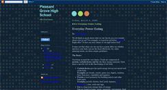 Desktop Screenshot of pleasantgrovehigh.blogspot.com