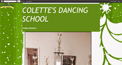 Desktop Screenshot of colettesdance.blogspot.com