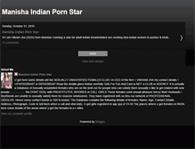 Tablet Screenshot of manishaindianpornstar.blogspot.com