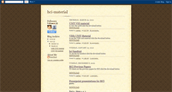 Desktop Screenshot of hci-material.blogspot.com