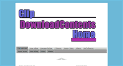 Desktop Screenshot of clipdownload-contents.blogspot.com