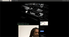 Desktop Screenshot of creativenoize.blogspot.com
