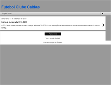 Tablet Screenshot of caldasclube.blogspot.com