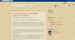 Desktop Screenshot of etiquette101a.blogspot.com
