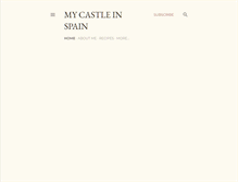 Tablet Screenshot of mycastleinspain.blogspot.com