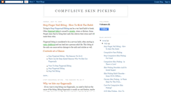 Desktop Screenshot of compulsive-skin-picking-information.blogspot.com