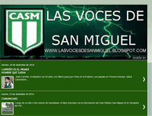 Tablet Screenshot of lasvocesdesanmiguel.blogspot.com