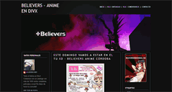 Desktop Screenshot of believers-anime.blogspot.com