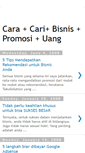 Mobile Screenshot of cara-bisnis-promosi.blogspot.com