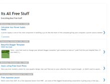 Tablet Screenshot of itsallfreestuff.blogspot.com