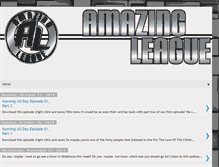 Tablet Screenshot of amazingleague.blogspot.com