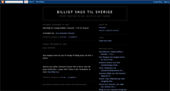 Desktop Screenshot of billigt-snus-til-sverige.blogspot.com