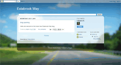 Desktop Screenshot of estabrookway.blogspot.com