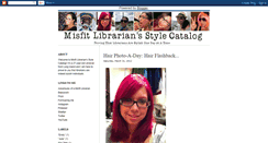 Desktop Screenshot of misfitlibrariansstylecatalog.blogspot.com