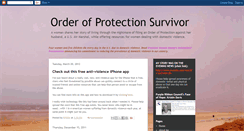 Desktop Screenshot of orderofprotectionsurvivor.blogspot.com