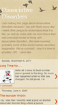 Mobile Screenshot of dissociativedisorders.blogspot.com