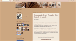 Desktop Screenshot of bibliographica-days.blogspot.com