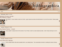 Tablet Screenshot of bibliographica-days.blogspot.com