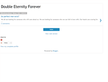 Tablet Screenshot of doubleeternityforever.blogspot.com