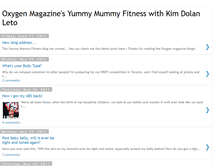 Tablet Screenshot of oxygen-yummymummy.blogspot.com