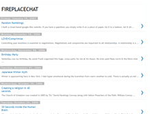 Tablet Screenshot of fireplacechats.blogspot.com