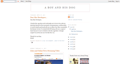 Desktop Screenshot of aboyandhisdog.blogspot.com