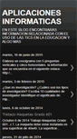 Mobile Screenshot of aplicacionesinformaticascn.blogspot.com