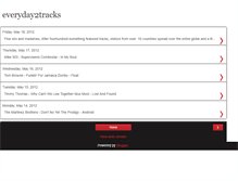 Tablet Screenshot of everyday2tracks.blogspot.com