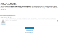 Tablet Screenshot of malaysianshotel.blogspot.com