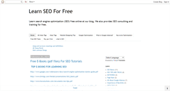 Desktop Screenshot of learn-seo-for-free.blogspot.com