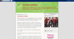 Desktop Screenshot of familytreethyme.blogspot.com