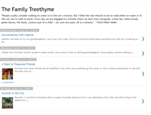 Tablet Screenshot of familytreethyme.blogspot.com