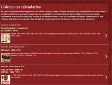 Tablet Screenshot of coleccionocalendarios.blogspot.com