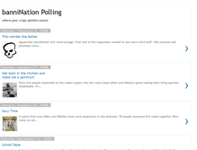 Tablet Screenshot of banninationpolling.blogspot.com