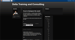 Desktop Screenshot of deltatrainingconsulting.blogspot.com