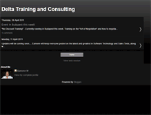 Tablet Screenshot of deltatrainingconsulting.blogspot.com