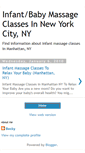 Mobile Screenshot of infantmassageclassnyc.blogspot.com