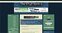 Desktop Screenshot of onlytutorials.blogspot.com